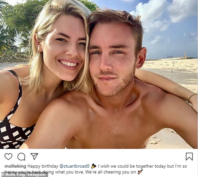 Mollie King Shares Photo With Stuart Broad On His Birthday Culture Readsector The son of current icc match referee chris broad, stuart broad is a tall medium pacer who has impressed his way into the england team. mollie king shares photo with stuart