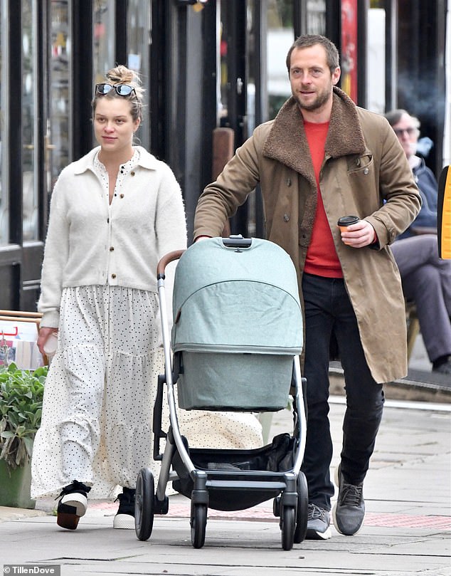 Keeler actress Sophie Cookson looks fresh-faced as she takes a stroll